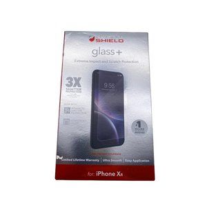 Zagg Invisible Shield Glass + Screen Protector for iPhone Xr